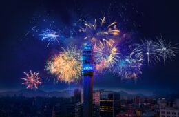 el Año Nuevo a la Torre Entel