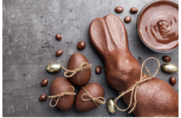 huevos de pascua de chocolate