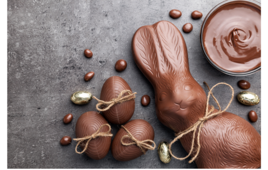 huevos de pascua de chocolate