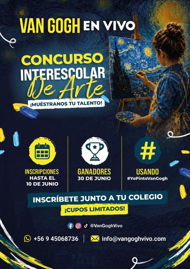 Van Gogh en Vivo – Concurso Interescolar de Arte y Entretenimiento