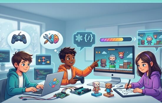 Talleres de invierno para que tus hijos programen su propio videojuego