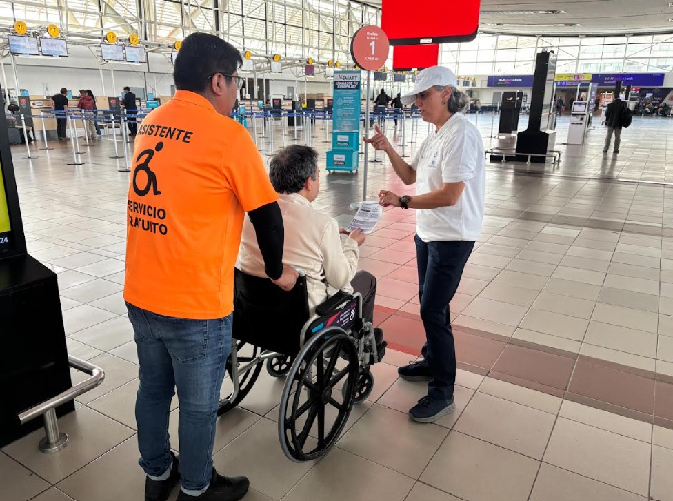 Aeropuerto Santiago de Chile lanza nueva app Purple Door para asistencia de movilidad