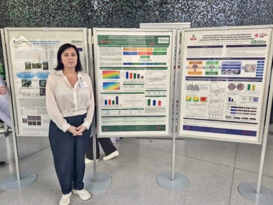 Investigadores UCSC presentan en Austria avances en nanomateriales derivados de biomasa residual