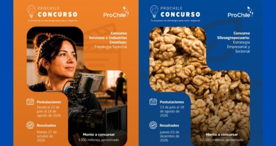 ProChile abre convocatoria de concursos 2027