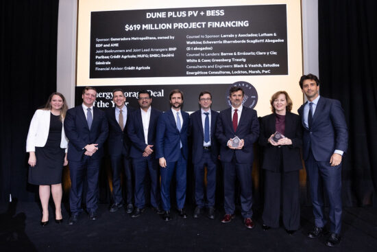 Generadora Metropolitana recibe prestigioso premio internacional